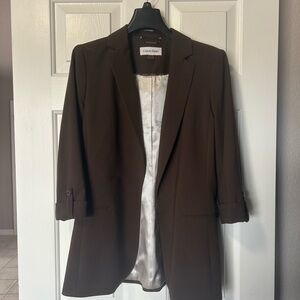 Calvin Klein brown blazer